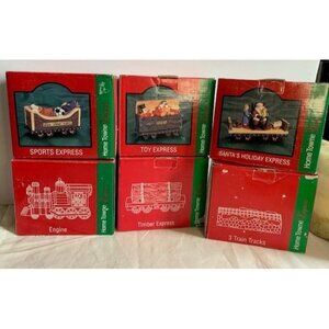 Home Towne Express Train Set By JC Penney Christmas Decor Collectibles